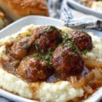 Salisbury Steak Meatballs (Slow Cooker Recipe) 5 Salisbury Steak Meatballs recipe