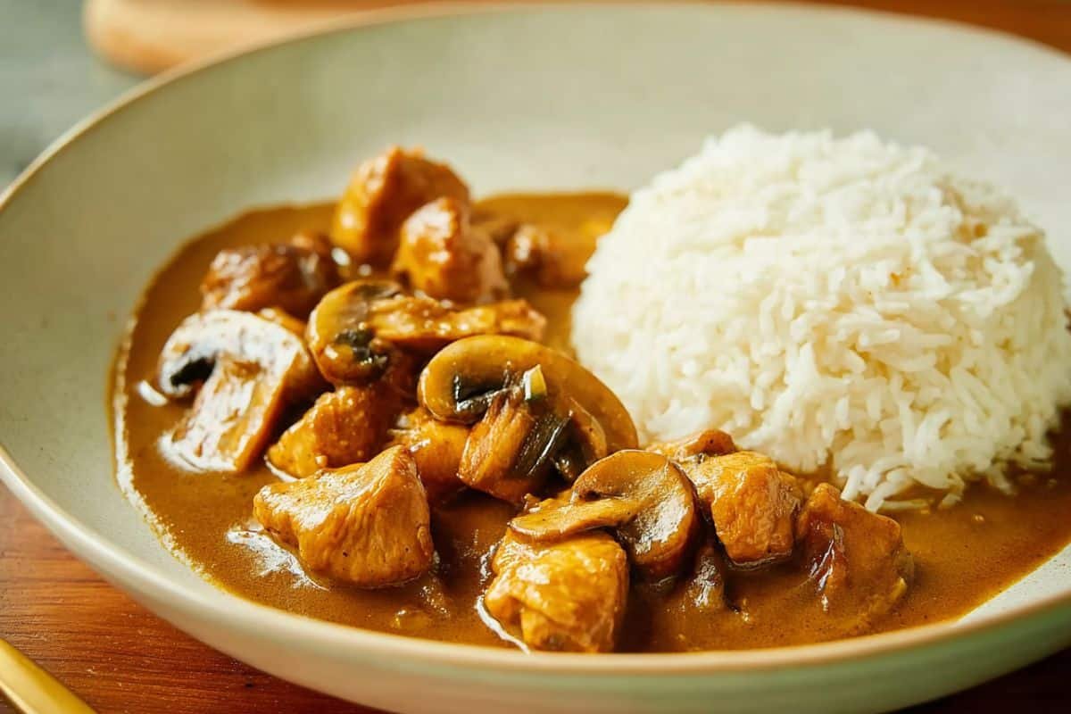 Slow Cooker Beef Tips and Gravy