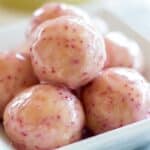 Strawberry Glazed Baked Donut Holes 5 Strawberry Glazed Baked Donut Holes recipe