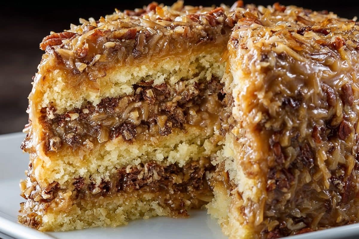 White German Chocolate Cake
