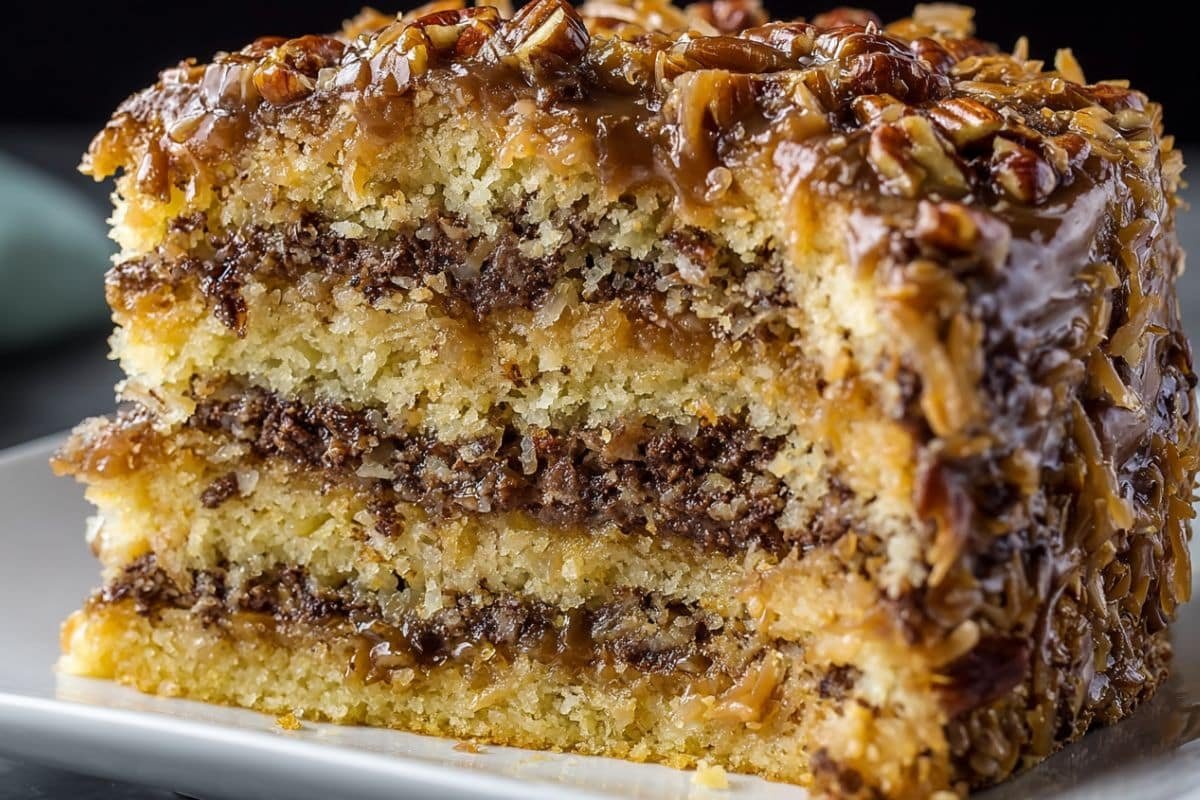 White German Chocolate Cake 3 White German Chocolate Cake