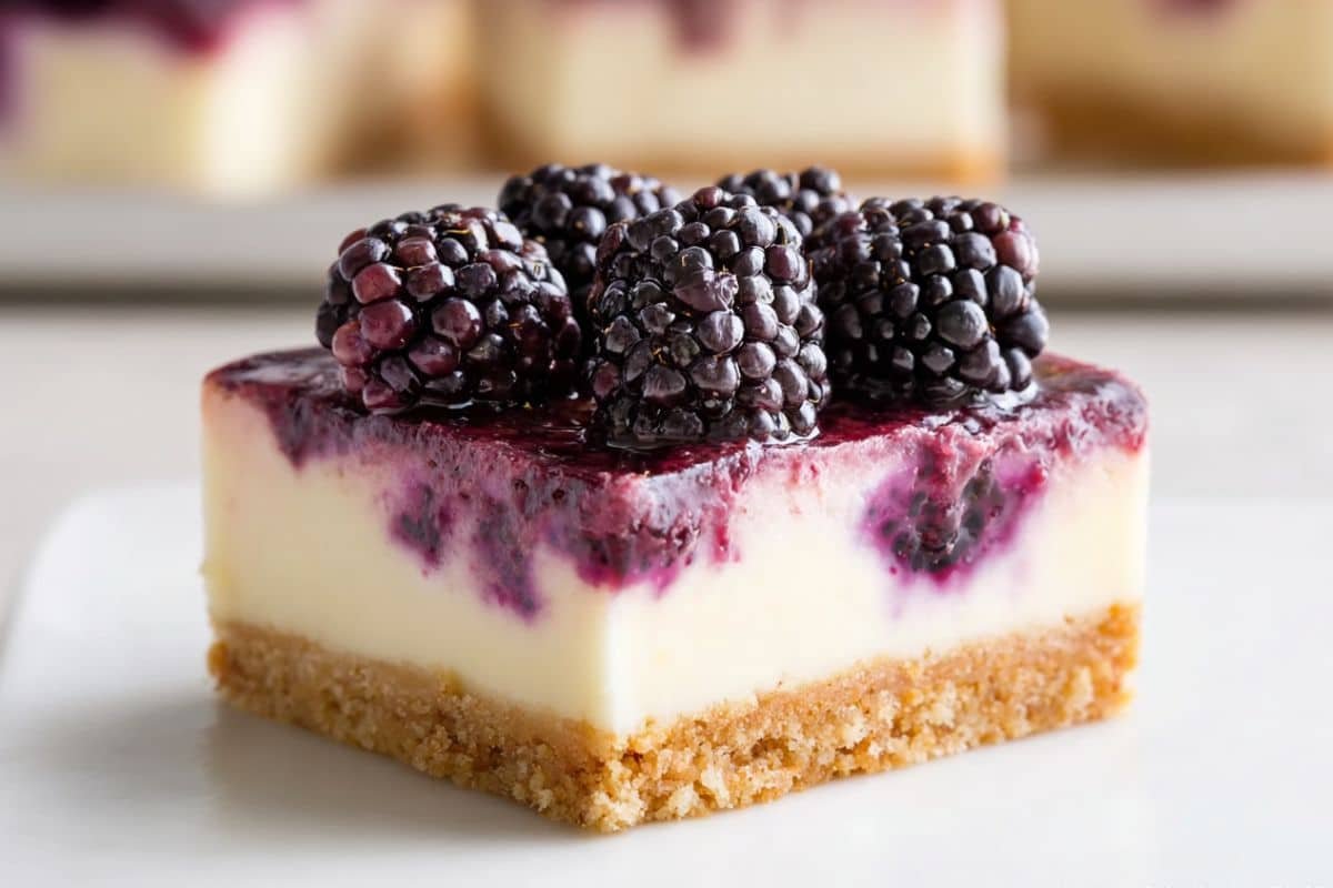Blackberry Cheesecake Bars