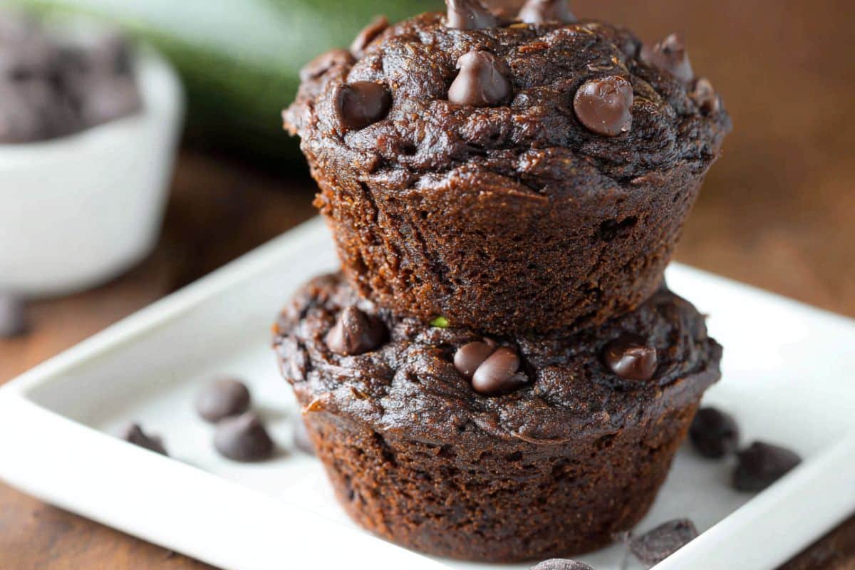 Chocolate Zucchini Muffins