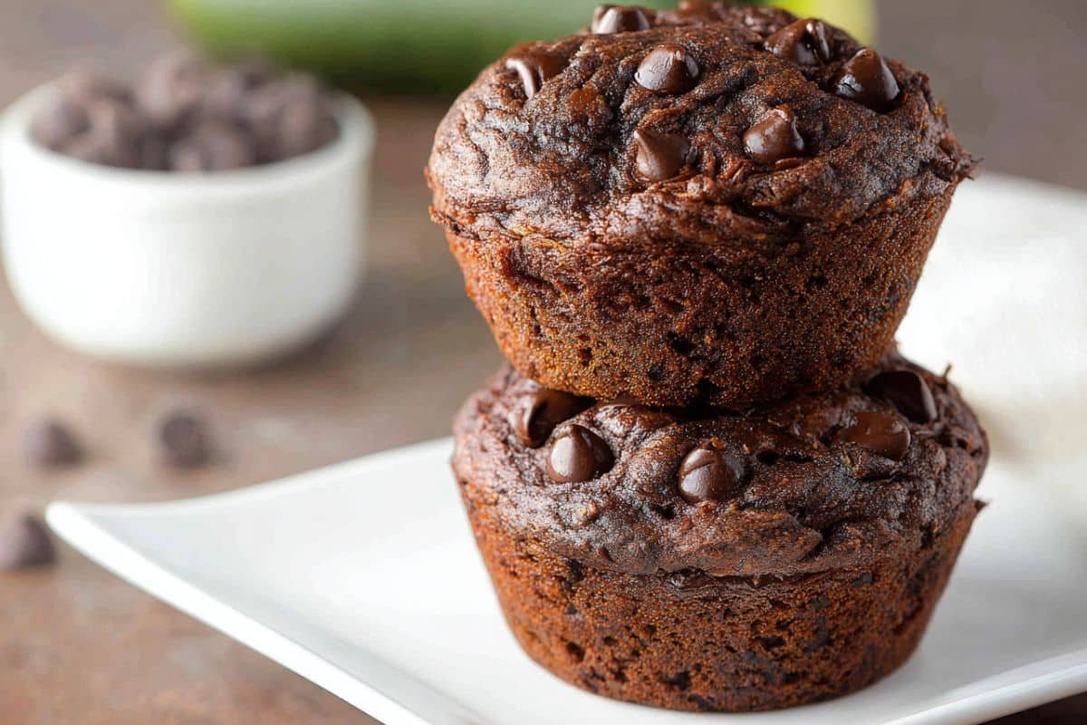 Chocolate Zucchini Muffins