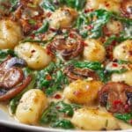 Creamy Spinach and Mushroom Gnocchi (One-Pan, 20 Minutes) 5 Creamy Spinach and Mushroom Gnocchi recipe