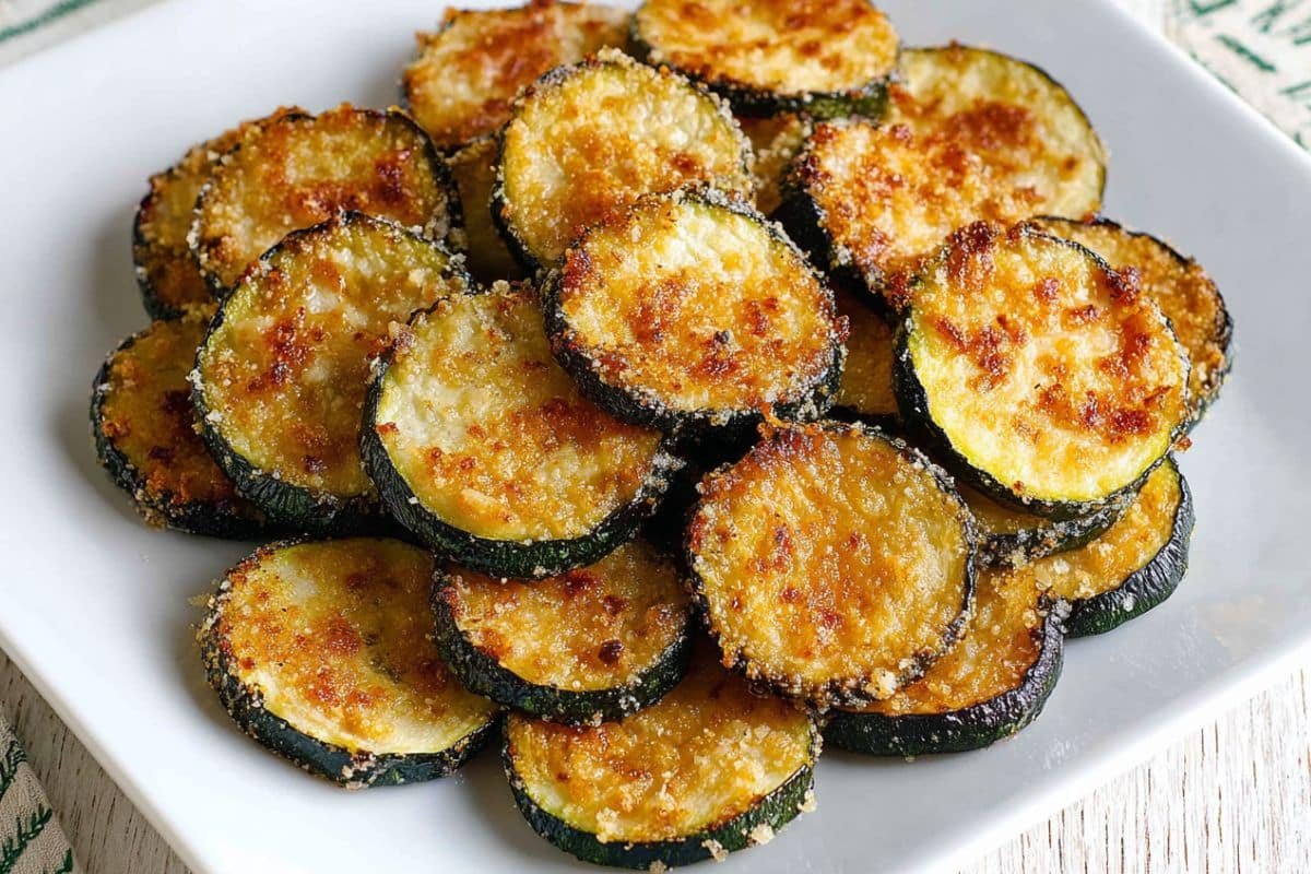 Crispy Baked Zucchini Chips