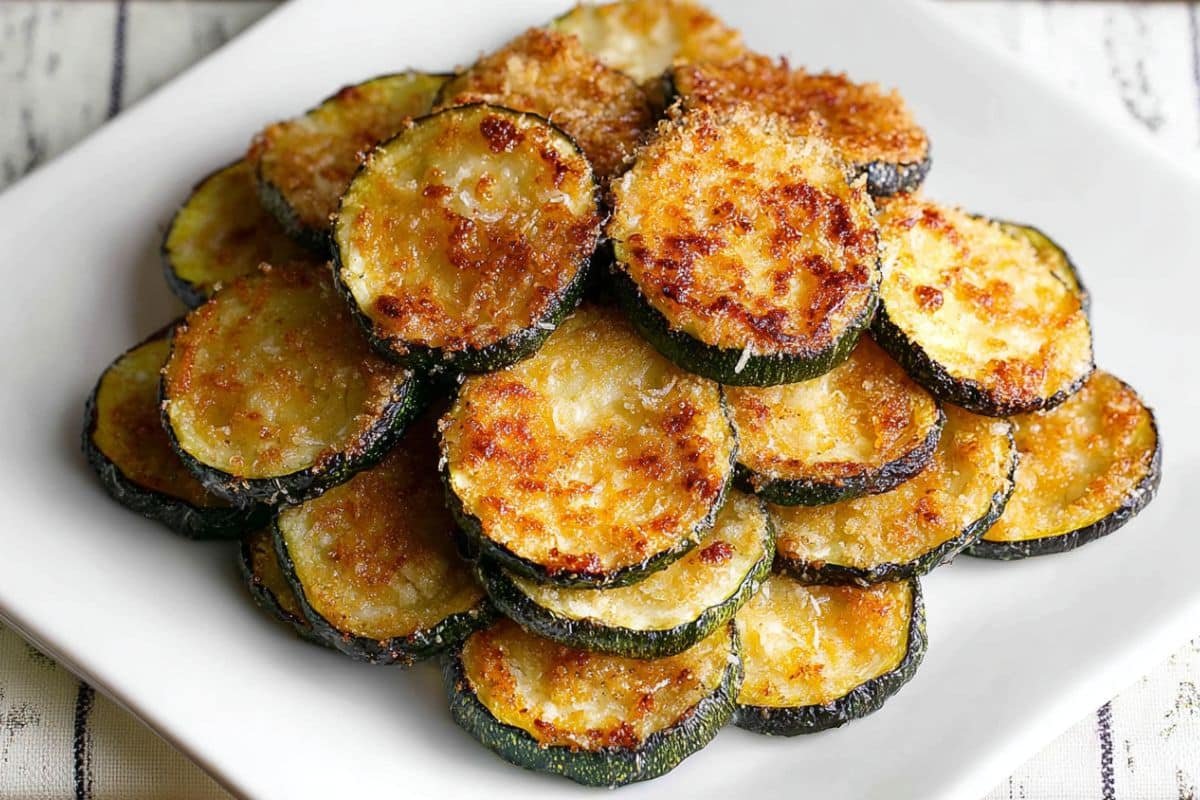 Crispy Baked Zucchini Chips