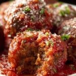 Easy Baked Meatballs 5 Easy Baked Meatballs recipe