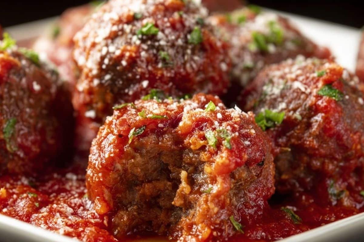 Easy Baked Meatballs