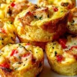 Egg Muffin Cups with Ham and Cheese 5 Egg Muffin Cups with Ham and Cheese recipe