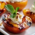 Grilled Peaches with Vanilla Mascarpone 5 Grilled Peaches with Vanilla Mascarpone recipe