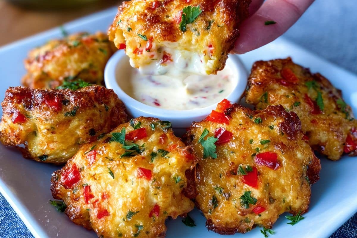 Keto Chicken Fritters Recipe