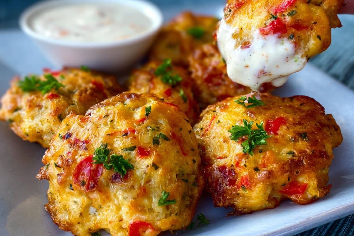 Keto Chicken Fritters