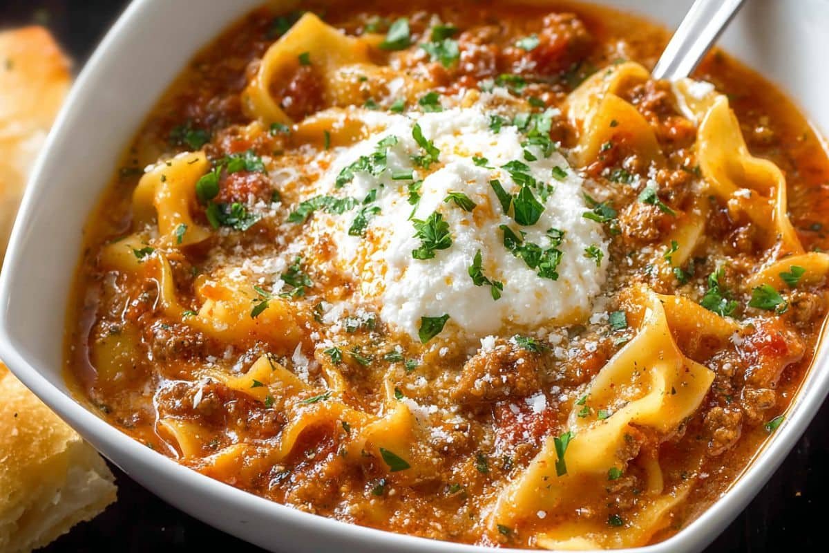 Lasagna Soup
