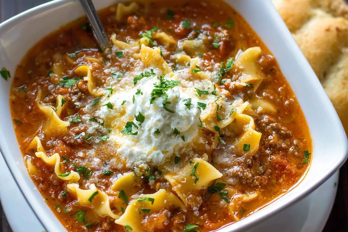 Lasagna Soup