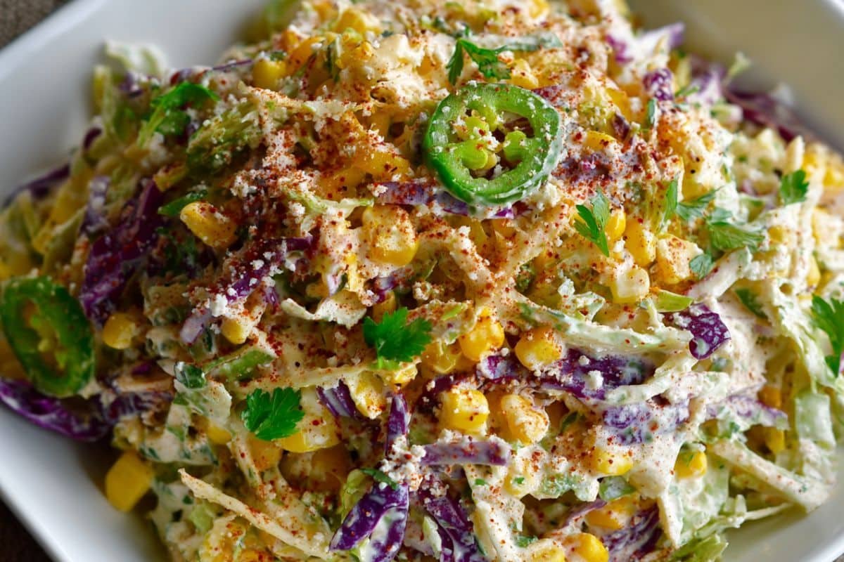 Mexican Street Corn Coleslaw