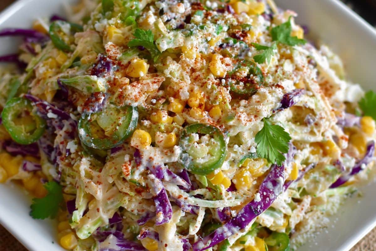 Mexican Street Corn Coleslaw