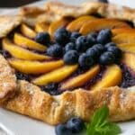 Peach Blueberry Galette 5 Peach Blueberry Galette recipe