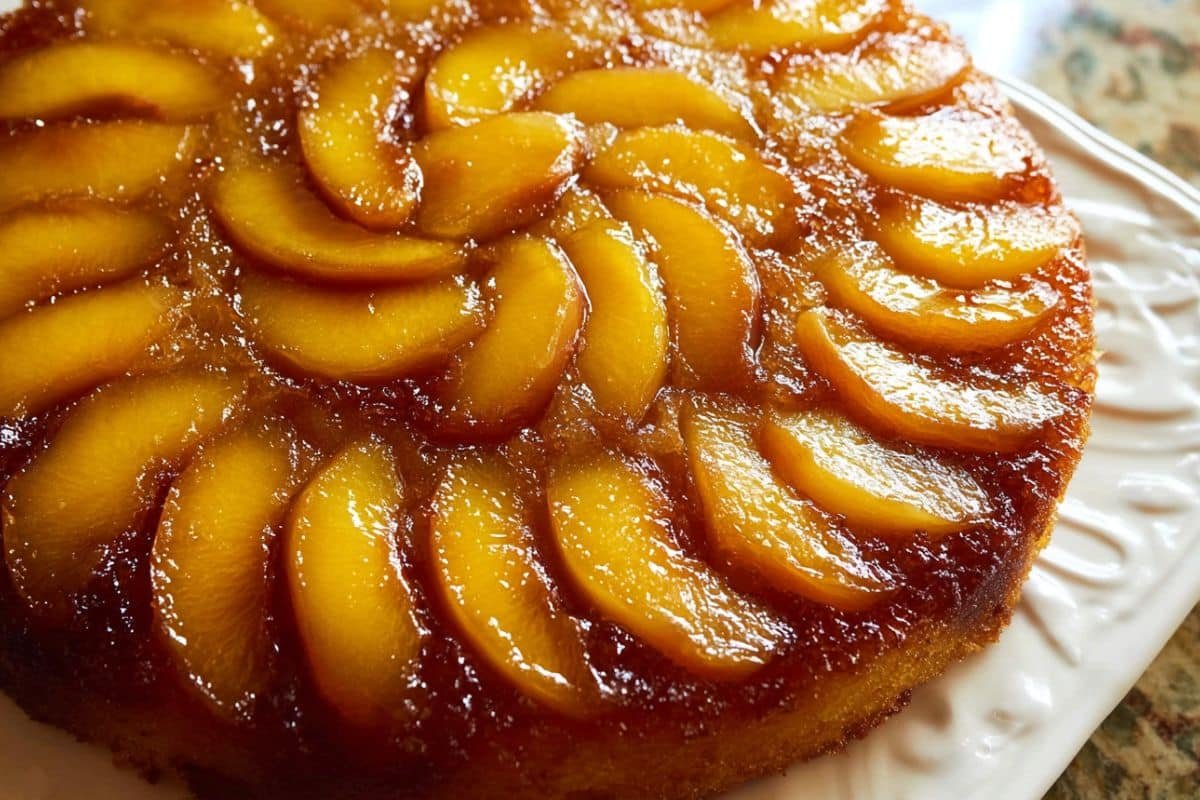 Peach Upside-Down Cake