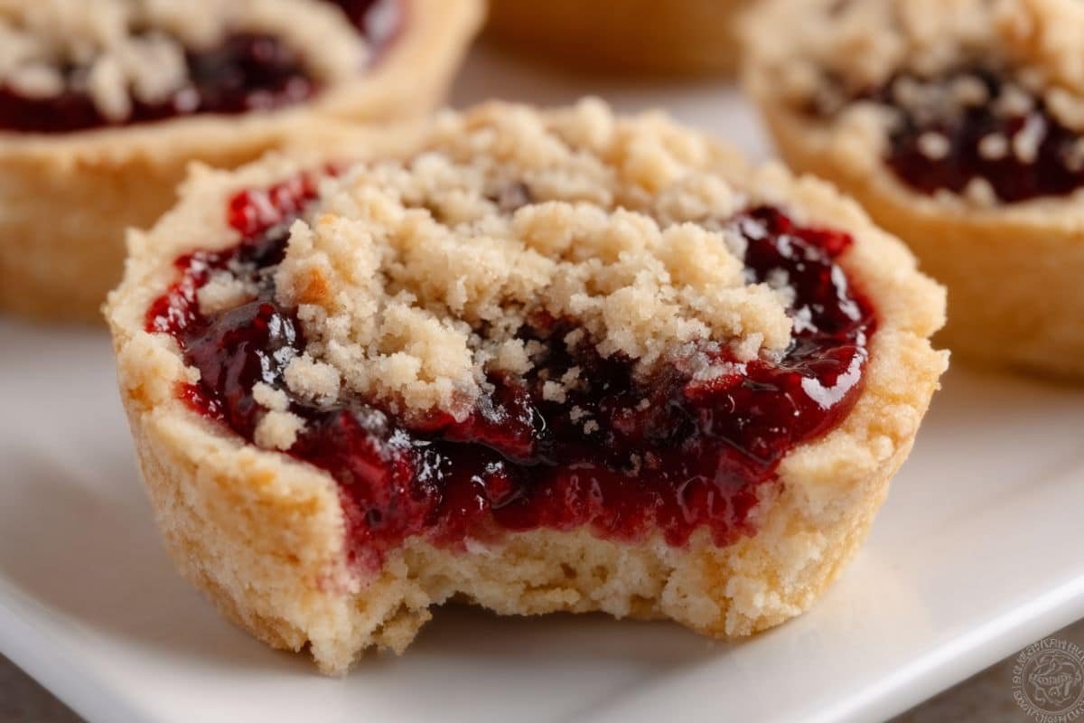 Raspberry Crumble Cookies