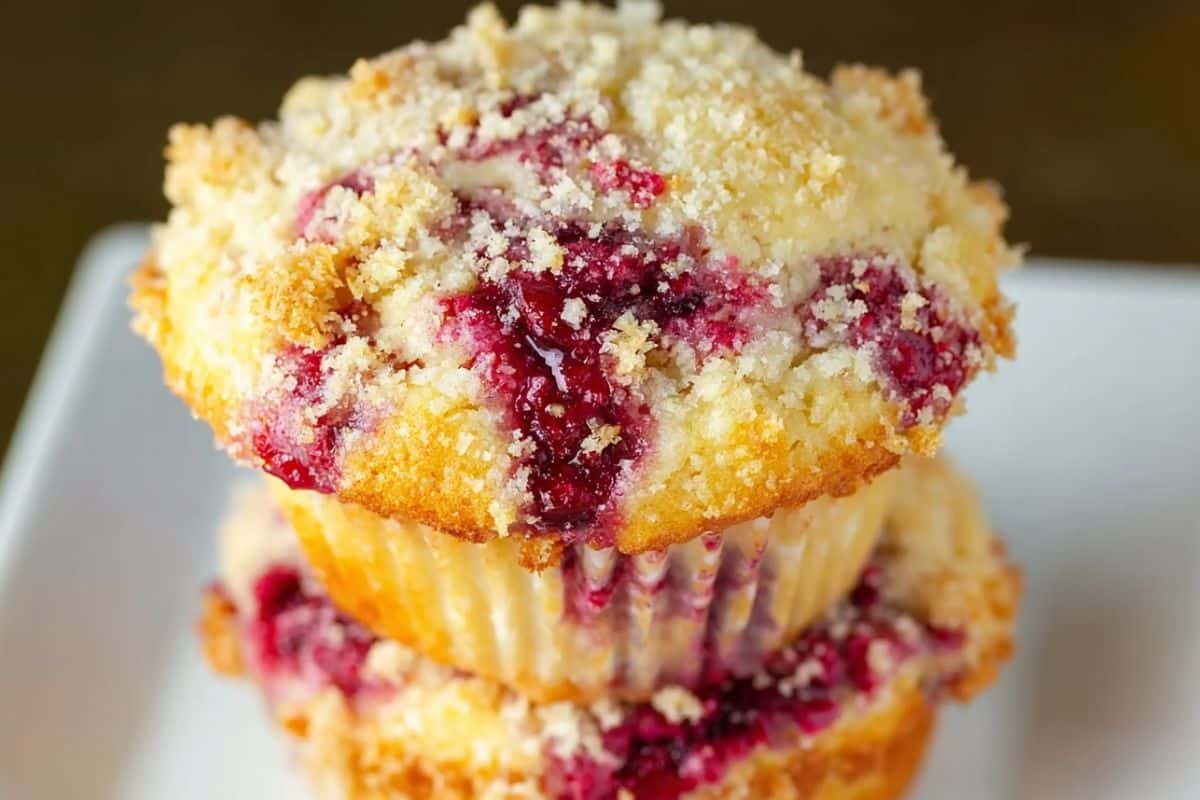 Raspberry Streusel Muffins