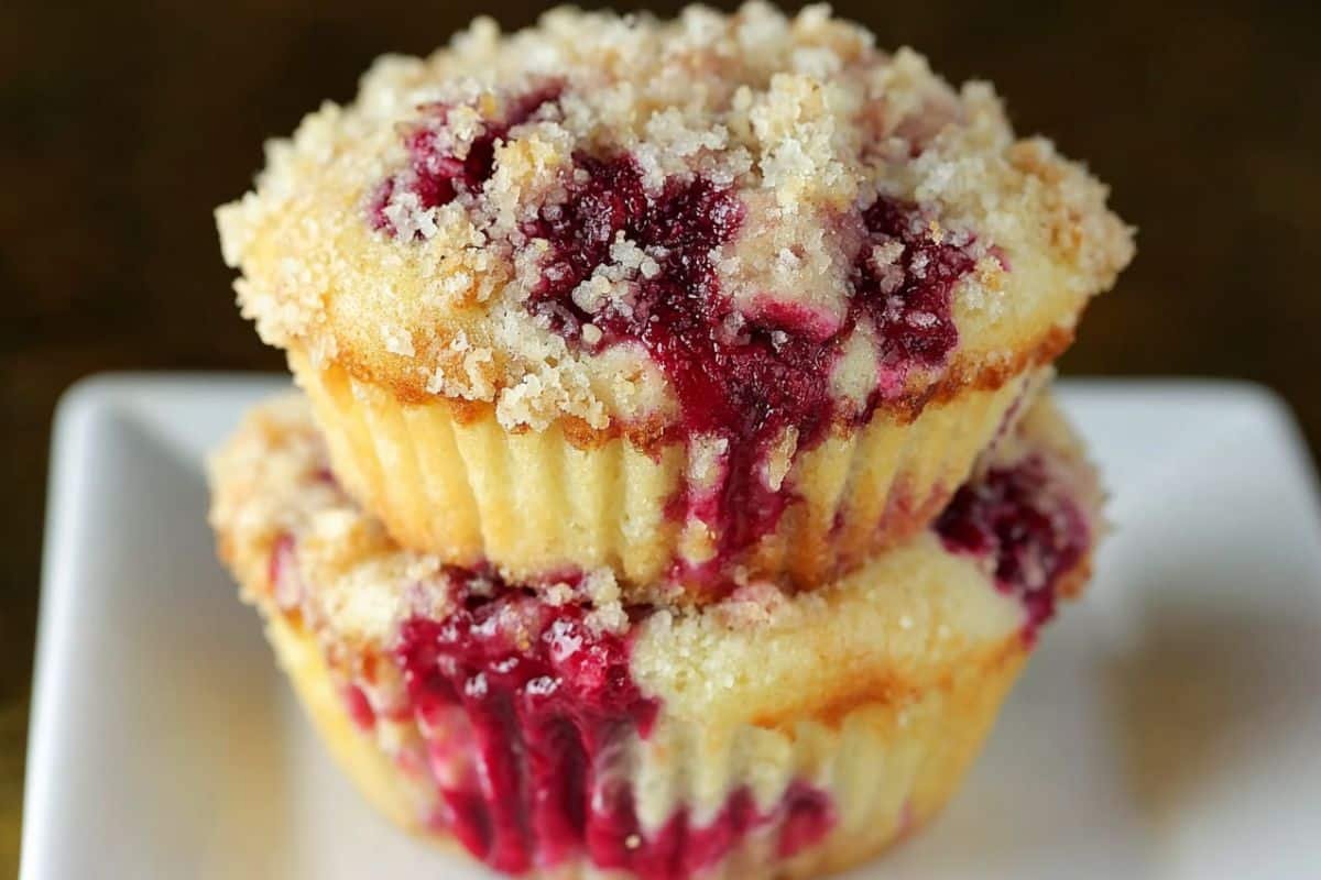 Raspberry Streusel Muffins
