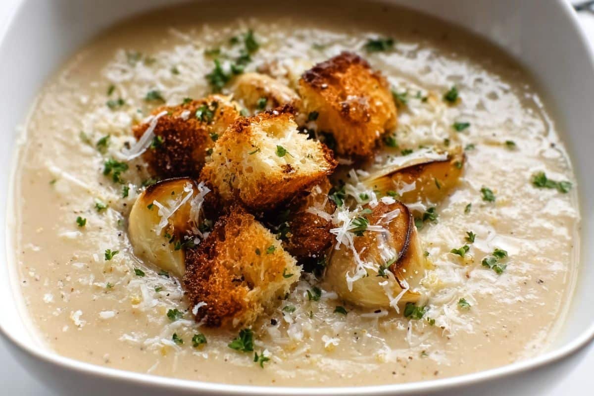 Roasted Garlic Soup