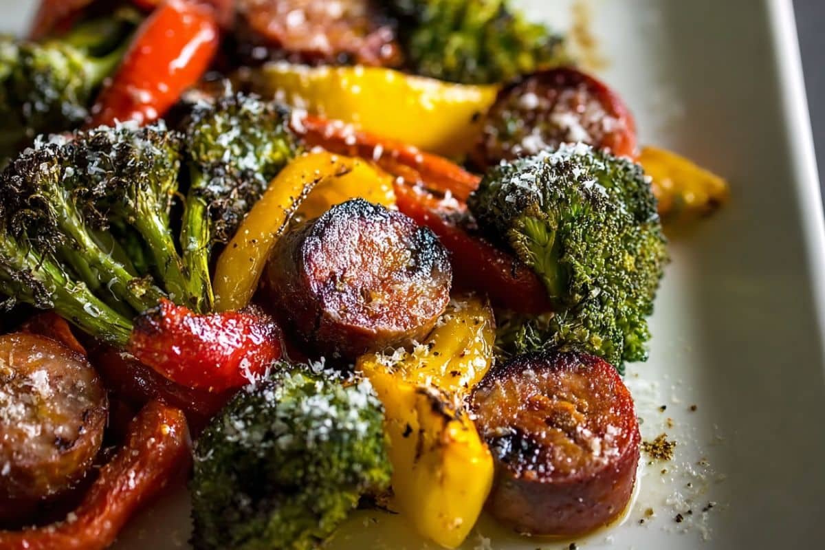 Sheet Pan Sausage and Vegetables