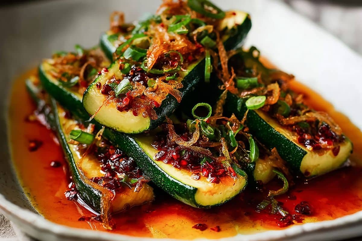 Spicy Asian Zucchini