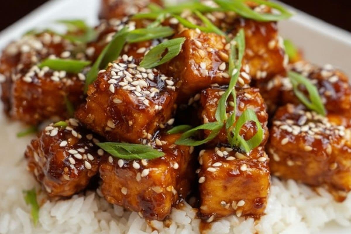 Spicy Honey Garlic Tofu
