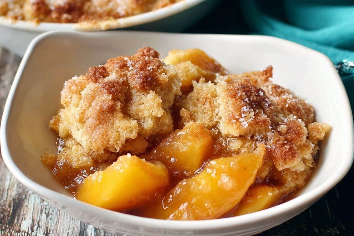 The Best Southern Peach Cobbler