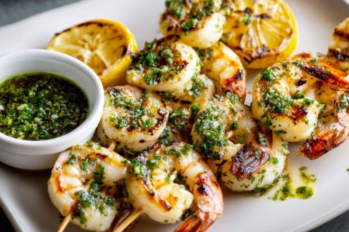Zesty Grilled Chimichurri Shrimp