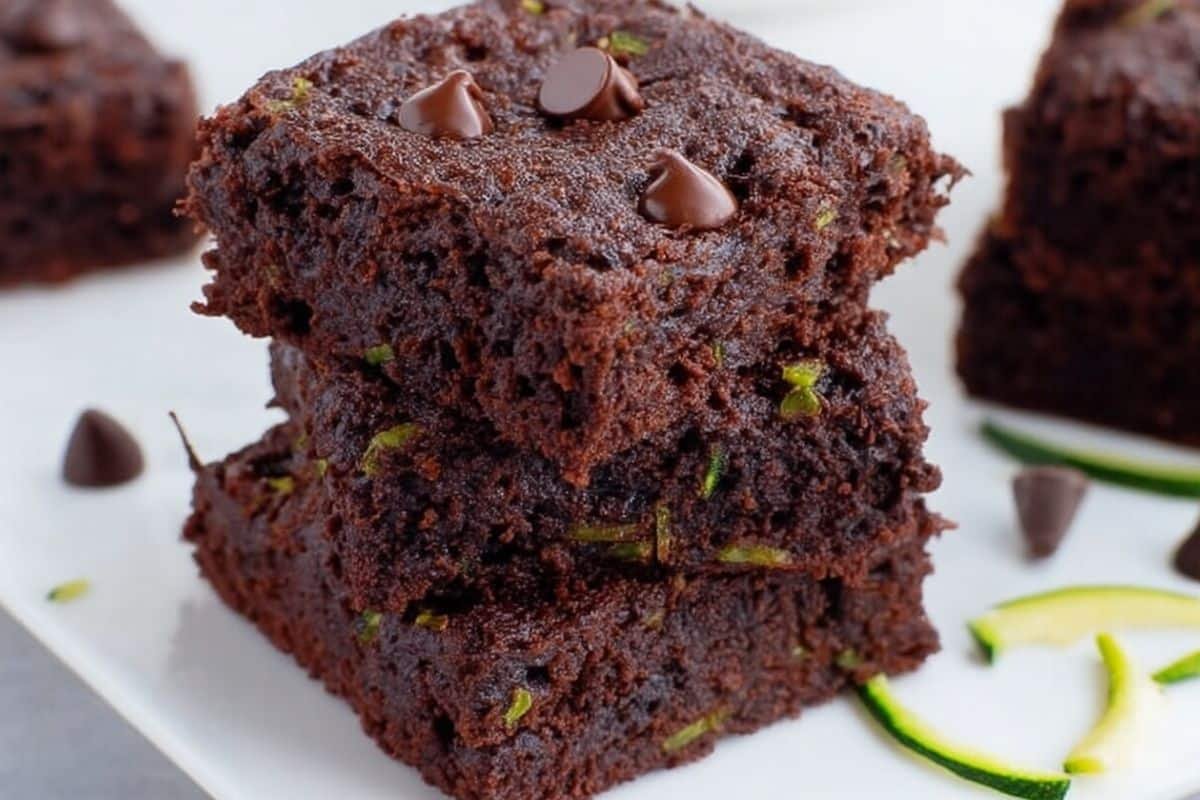 Zucchini Brownies Recipe – Moist, Fudgy, and Irresistibly Chocolatey