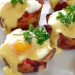 Baked Eggs Napoleon With Hollandaise Sauce 5 Baked Eggs Napoleon With Hollandaise Sauce recipe