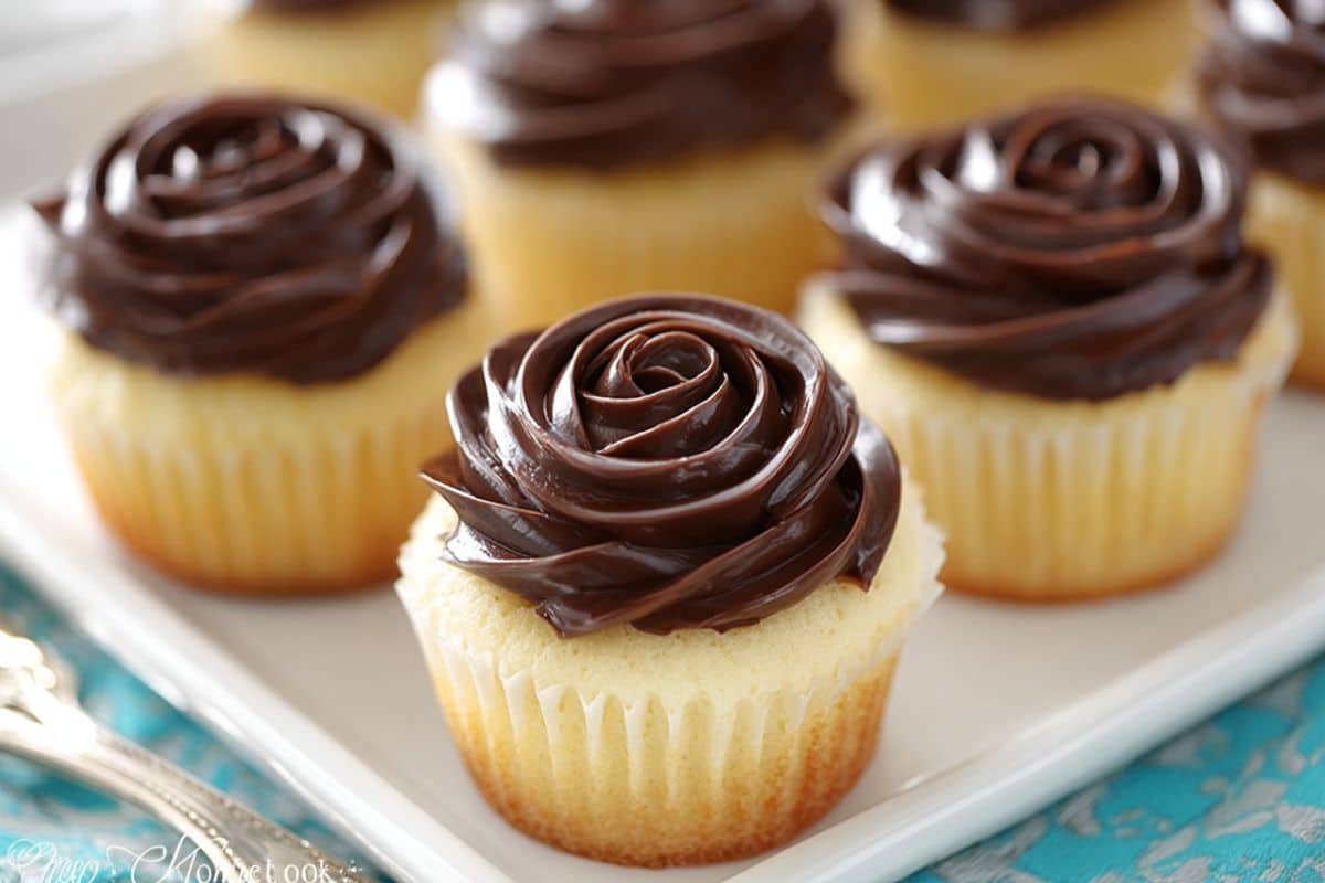 Boston Cream Pie Cupcakes