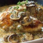 Chicken and Mushroom Skillet in Creamy Asiago Mustard Sauce 5 Chicken and Mushroom Skillet recipe