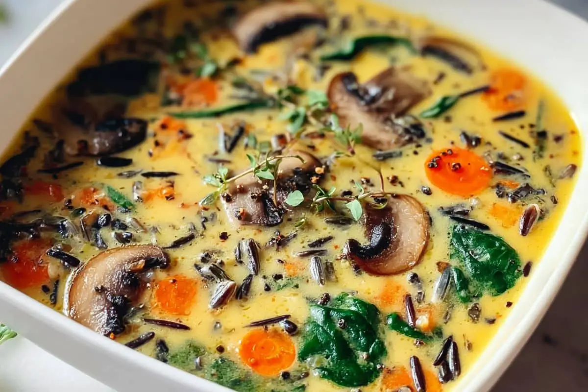 Cozy Autumn Wild Rice Soup