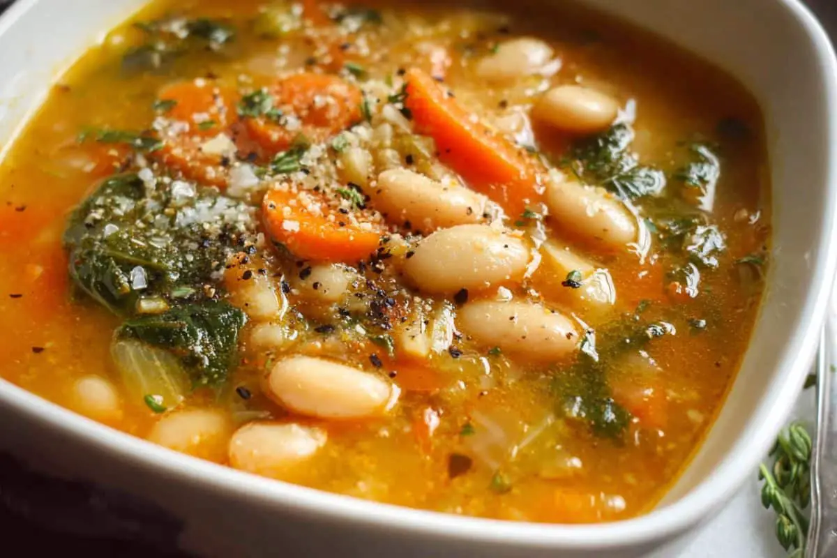 Cozy White Bean Soup recipe
