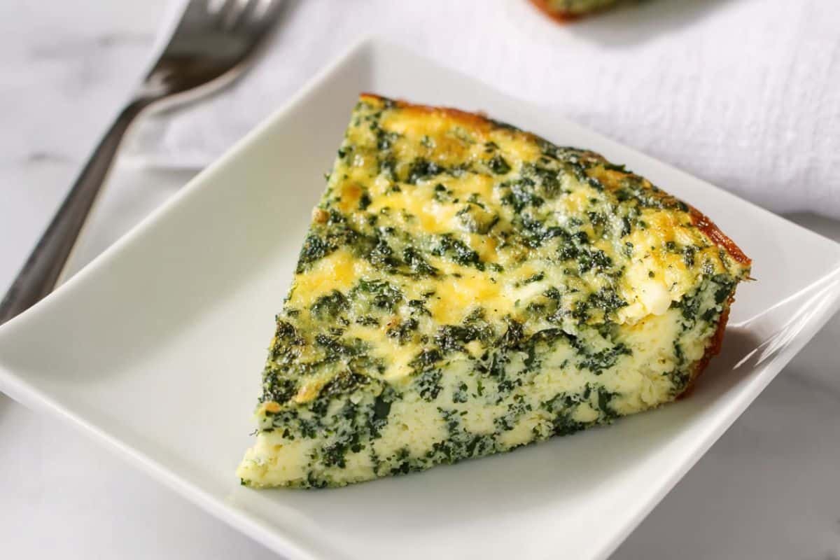 Crustless Spinach Quiche