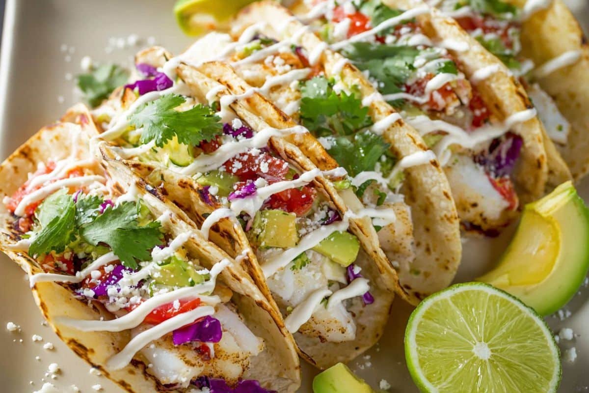 Fish Tacos Recipe with Best Fish Taco Sauce!