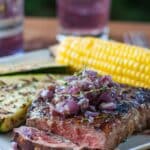 Grilled Ribeye Steak with Shallot Sauce 5 Grilled Ribeye Steak with Shallot Sauce recipe