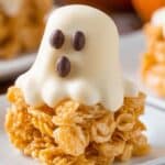 Halloween Ghost Cornflake & Peanut Butter Cookies 5 Halloween Ghost Cornflake & Peanut Butter Cookies recipe