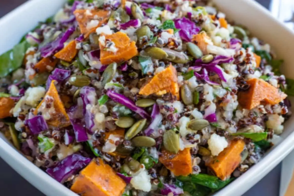 Halloween Rice Veggie Salad recipe