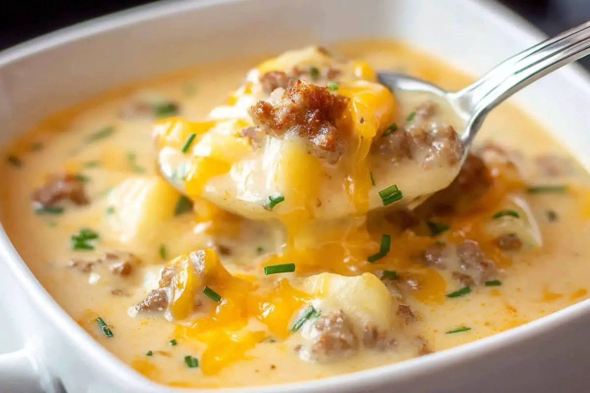 Instant Pot Bacon Cheeseburger Soup