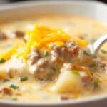 Instant Pot Bacon Cheeseburger Soup 5 Instant Pot Bacon Cheeseburger Soup recipe