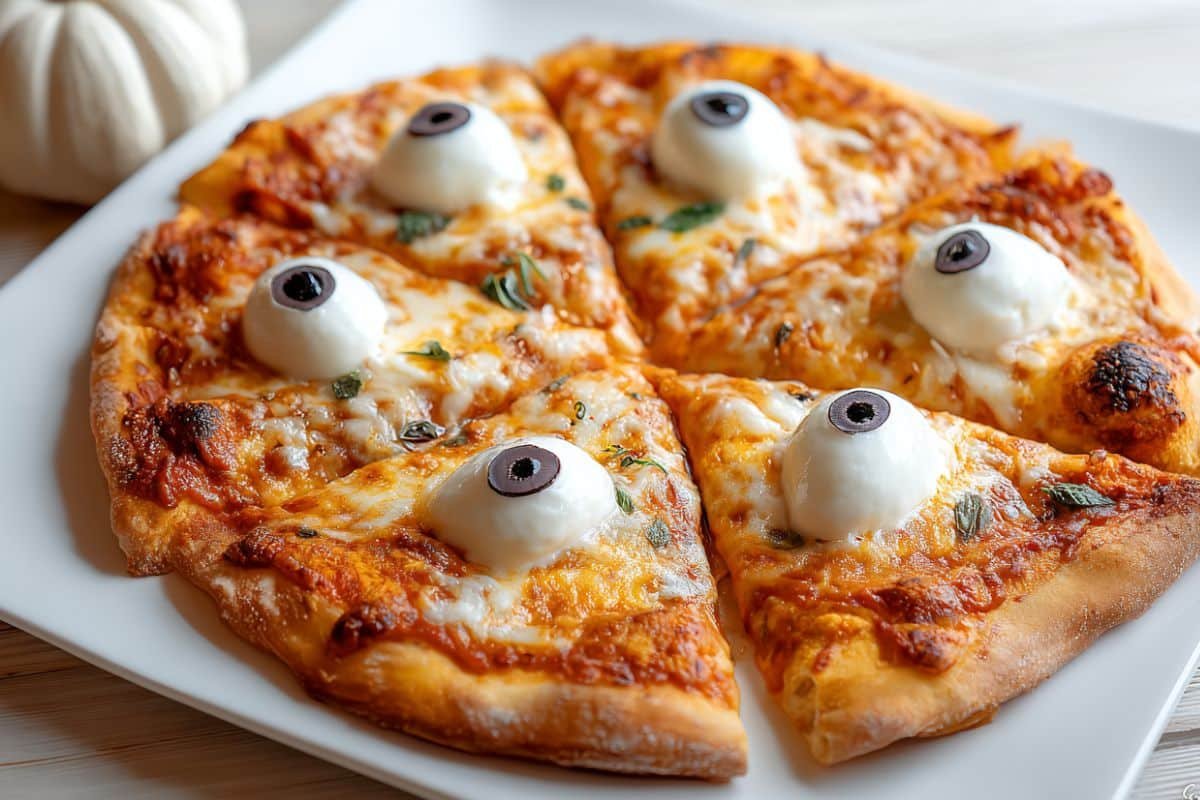 Monster Eyeball Pizza