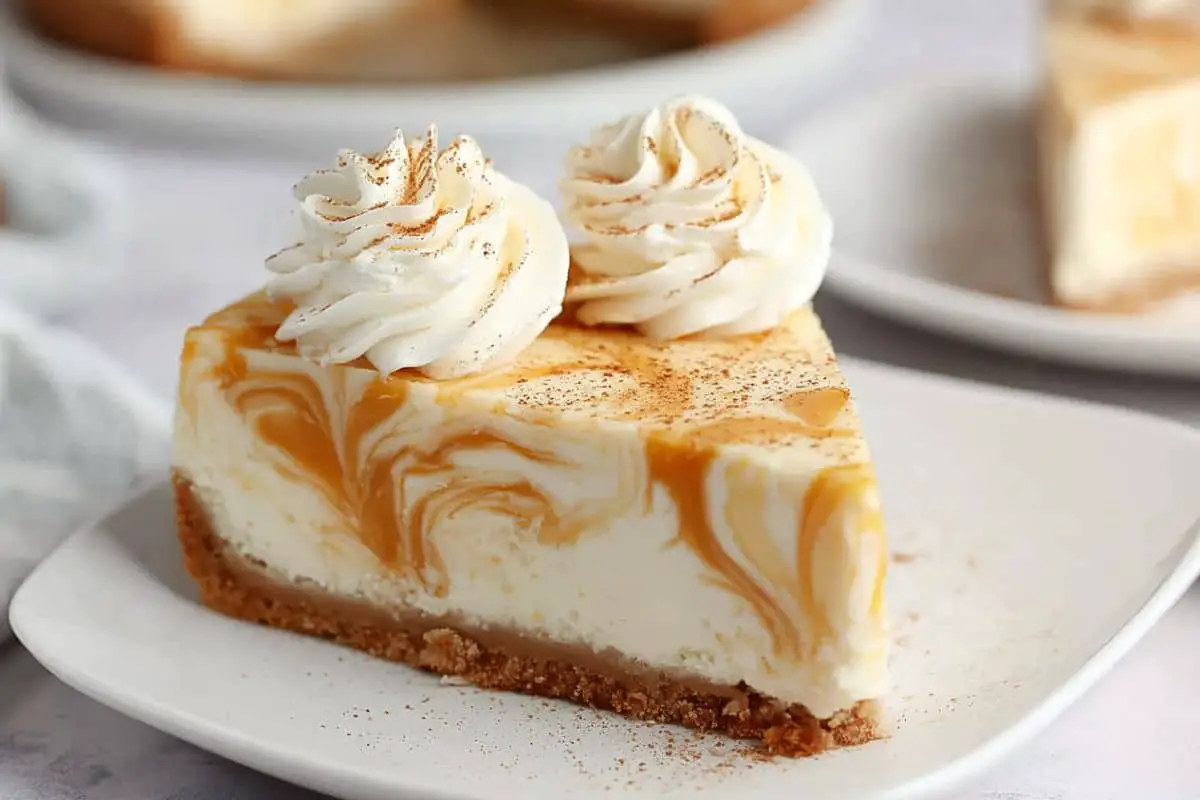 No Bake Caramel Apple Cheesecake recipe
