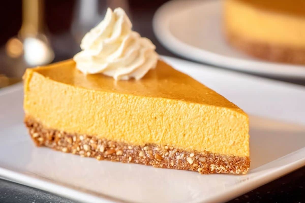 No Bake Keto Pumpkin Cheesecake