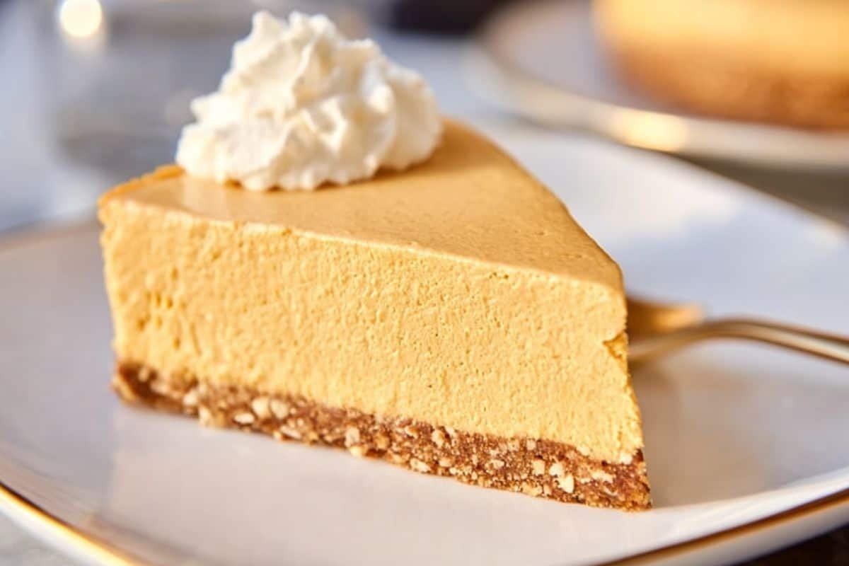 No Bake Keto Pumpkin Cheesecake