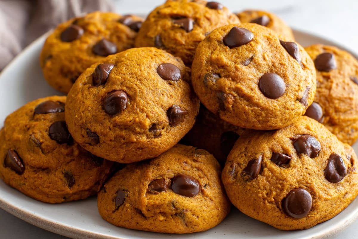 Pumpkin Chocolate Chip Cookies